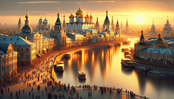 Astrakhan, Russie : River Volga, Kremlin, culture russe-orientale, architecture rouge et blanche.